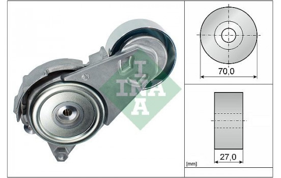 Sträckare, flerspårsrem 534040810 Ina