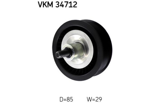 Styrrulle/avböjningsrulle, kilrem VKM 34712 SKF, bild 2