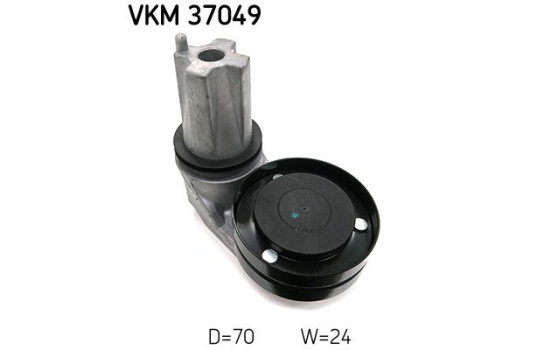 Styrrulle/avböjningsrulle, Poly kilrem VKM 37049 SKF