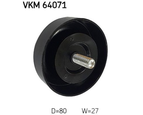 Styrrulle/avböjningsrulle, Poly kilrem VKM 64071 SKF, bild 2
