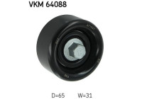 Styrrulle/avböjningsrulle, Poly kilrem VKM 64088 SKF