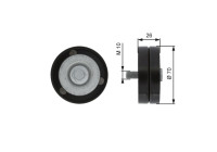 Styrrulle, flerspårsrem DriveAlign® T36363 Gates