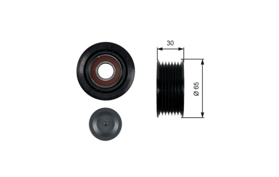 Styrrulle, flerspårsrem DriveAlign® T36439 Gates