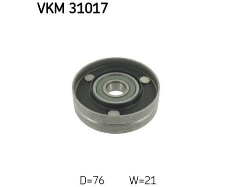 Styrrulle, flerspårsrem VKM 31017 SKF
