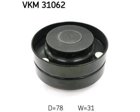 Styrrulle, flerspårsrem VKM 31062 SKF, bild 2