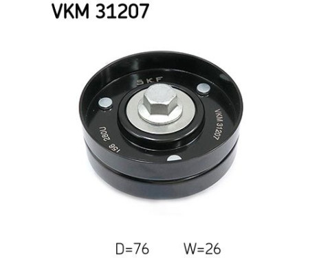 Styrrulle, flerspårsrem VKM 31207 SKF