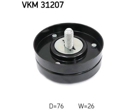Styrrulle, flerspårsrem VKM 31207 SKF, bild 2