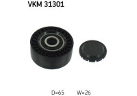 Styrrulle, flerspårsrem VKM 31301 SKF