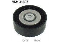 Styrrulle, flerspårsrem VKM 31307 SKF