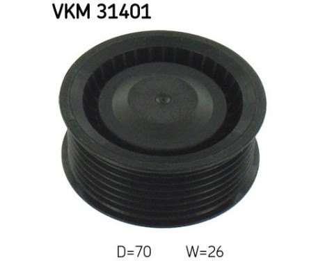 Styrrulle, flerspårsrem VKM 31401 SKF