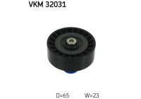 Styrrulle, flerspårsrem VKM 32031 SKF