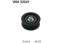 Styrrulle, flerspårsrem VKM 32049 SKF