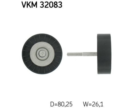 Styrrulle, flerspårsrem VKM 32083 SKF