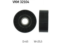 Styrrulle, flerspårsrem VKM 32104 SKF