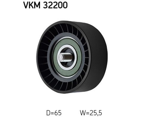 Styrrulle, flerspårsrem VKM 32200 SKF