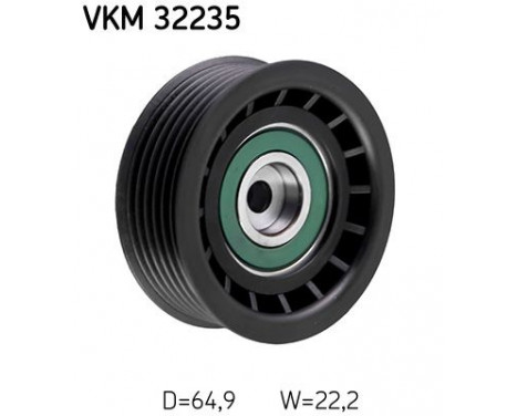 Styrrulle, flerspårsrem VKM 32235 SKF
