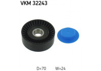 Styrrulle, flerspårsrem VKM 32243 SKF
