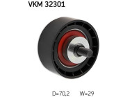 Styrrulle, flerspårsrem VKM 32301 SKF
