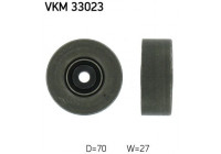 Styrrulle, flerspårsrem VKM 33023 SKF