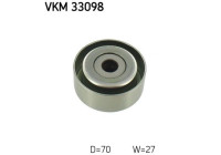 Styrrulle, flerspårsrem VKM 33098 SKF