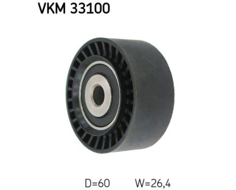 Styrrulle, flerspårsrem VKM 33100 SKF, bild 3