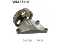 Styrrulle, flerspårsrem VKM 33110 SKF