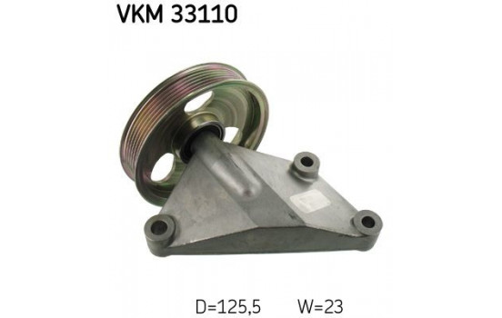 Styrrulle, flerspårsrem VKM 33110 SKF