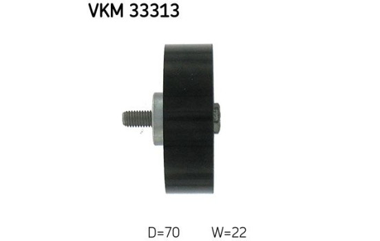 Styrrulle, flerspårsrem VKM 33313 SKF, bild 3