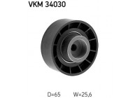 Styrrulle, flerspårsrem VKM 34030 SKF