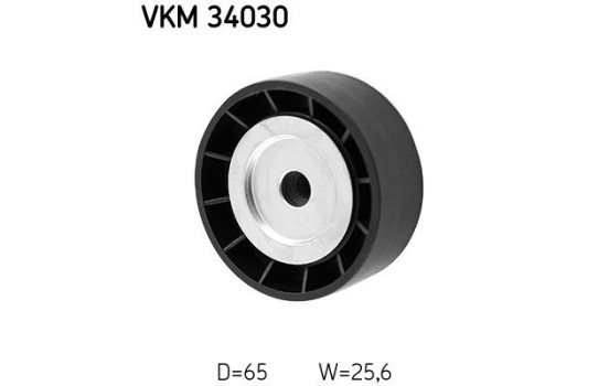 Styrrulle, flerspårsrem VKM 34030 SKF, bild 2