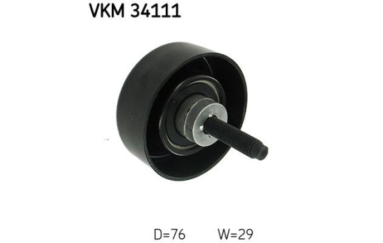 Styrrulle, flerspårsrem VKM 34111 SKF