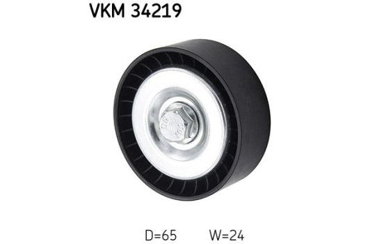 Styrrulle, flerspårsrem VKM 34219 SKF, bild 2