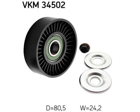 Styrrulle, flerspårsrem VKM 34502 SKF