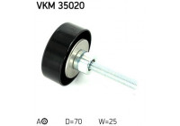 Styrrulle, flerspårsrem VKM 35020 SKF