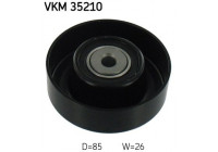 Styrrulle, flerspårsrem VKM 35210 SKF
