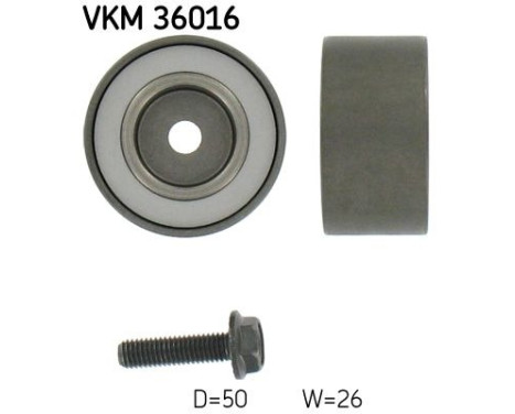Styrrulle, flerspårsrem VKM 36016 SKF