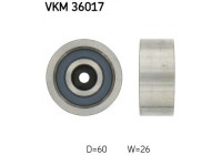 Styrrulle, flerspårsrem VKM 36017 SKF