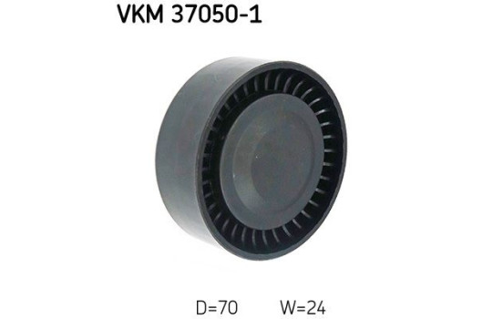 Styrrulle, flerspårsrem VKM 37050-1 SKF