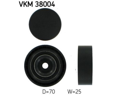 Styrrulle, flerspårsrem VKM 38004 SKF