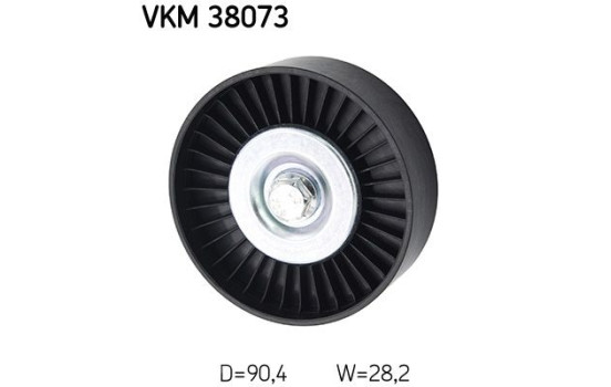 Styrrulle, flerspårsrem VKM 38073 SKF, bild 2