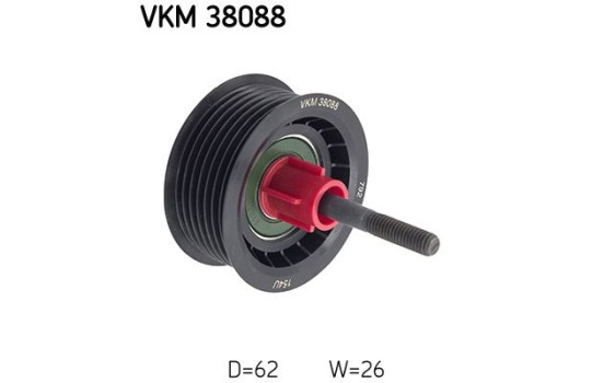 Styrrulle, flerspårsrem VKM 38088 SKF