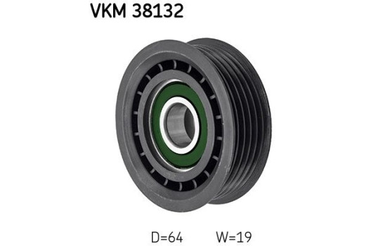 Styrrulle, flerspårsrem VKM 38132 SKF, bild 2