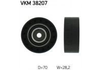 Styrrulle, flerspårsrem VKM 38207 SKF