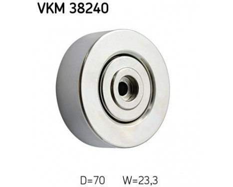 Styrrulle, flerspårsrem VKM 38240 SKF