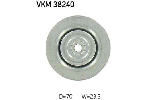 Styrrulle, flerspårsrem VKM 38240 SKF, bild 3