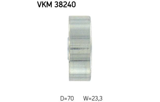 Styrrulle, flerspårsrem VKM 38240 SKF, bild 4