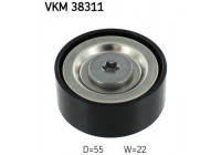 Styrrulle, flerspårsrem VKM 38311 SKF