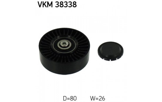 Styrrulle, flerspårsrem VKM 38338 SKF