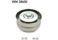 Styrrulle, flerspårsrem VKM 38600 SKF