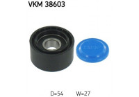 Styrrulle, flerspårsrem VKM 38603 SKF